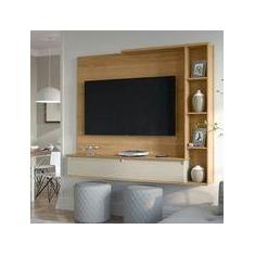 Painel para TV Sublime Novare/Off White - Patrimar Móveis