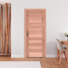 Kit Porta de Madeira Esquerda 213cmx74,5cmx12cm PE28 Esel