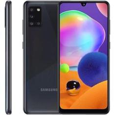 Smartphone Samsung Galaxy A31, 6,4”, 128 GB, Câmera Quádrupla, Preto
