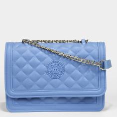 Bolsa Moleca Mini Bag Alça Corrente Matelassê Feminina-Feminino