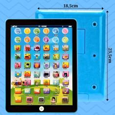 Brinquedo Infantil Didático  Interativo Educativo Tablet Bilíngue Português e Inglês