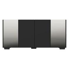 Aparador Buffet Com Espelho Multimóveis Vegas Preto