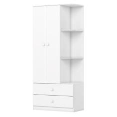 Guarda Roupa Labirinto 02 Portas Branco - Henn