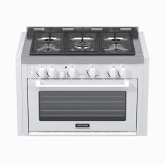 Fogao de Embutir 5 Bocas Venax Temis Branco Gas Glp