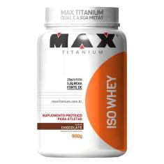 Whey Protein Isolado Iso Whey 900 g - Max Titanium-Unissex