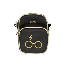 Bolsa Shoulder Bag Transversal Harry Potter Presente Geek cor:Preto
