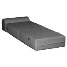 Sofá Cama Solteiro New Extra Suede Marrom - Paropas