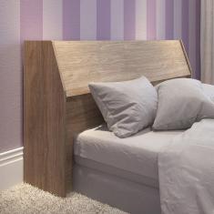 Cabeceira Baú Stand Para Casal Castanho 1252