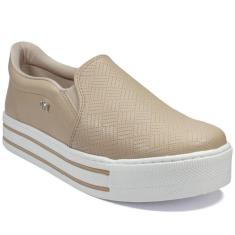 Tenis Via Marte Slip-On Napa Feminino 23-8601-01-Feminino