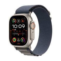 Apple Watch Ultra 2 GPS + Cellular • Caixa de titânio – 49 mm • Pulseira loop Alpina azul – G