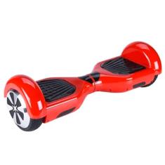 Hoverboard Skate Elétrico 6.5" com Led e Bluetooth Original Brinovar (Vermelho)