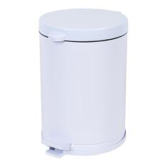 Lixeira Cozinha 15 Litros C/Pedal E Recipiente Plástico - Branco