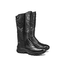 Bota Coturno Trilha Tático Militar Masculino Cano Longo