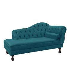 Recamier Divã Namoradeira Sofá Estofado Decorativo Consultório Sala Qu