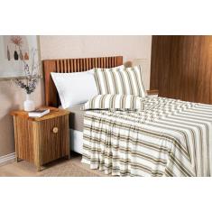 Jogo De Lençol Malha Algodão Casal Marim 3 Pç Antialérgico - Nathalia 