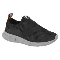 Tênis Infantil Masculino Lycra Slip On Molekinho 2831.226, Preto, 32