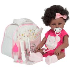 Boneca Reborn Realista Corpo Siliconado Com Enxoval Completo - Cegonha