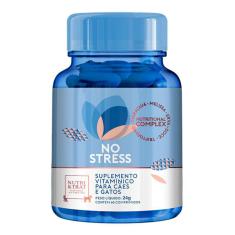No Stress Suplemento Vitamínico 24 G 60 Comp Cães E Gatos
