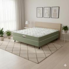 Cama Box Casal Castor Sleep Max D33 138x188x45 + Box Castor