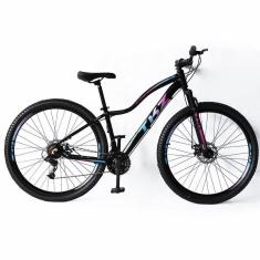 Bicicleta Mountain Bike Aro 29 TKZ Torii Aluminum 24v Freio a Disco Mecânico Suspensão Ahead Set-Unissex