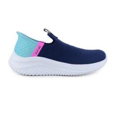 Tênis Infantil Feminino Skechers Ultra Flex 3.0 Azul - 3038-Feminino