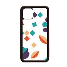 Capa Flower Pixel Plant Paint para iPhone 12 Pro Max para Apple Mini Mobile Case