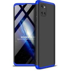 Capa Capinha Anti Impacto 360 Para Samsung Galaxy Note 10 Lite com Tela de 6.7" Polegadas Case Acr�lica Fosca Acabamento Slim Macio - Danet (Preta com Azul)