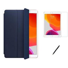 Kit Capa Smart Case iPad 7a Geração 10.2 /Can/Pel - Azul Escuro