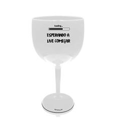 Kit 6 Taças Gin Branca Personalizada Para Live
