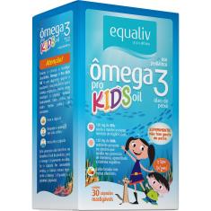 Ômega 3 Equaliv Pro Kids Oil sabor Laranja 30 cápsulas mastigáveis 30 cápsulas mastigáveis