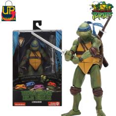 Boneco Premium Articulado  Leonardo Tartarugas Ninjas 16cm action figure