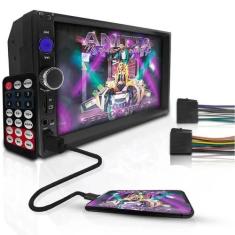 Multimídia Automotivo MP5 Com tela de 7 Polegadas Touch Screen Bluetoo