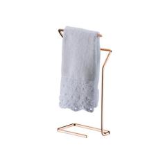 Suporte Porta Toalha De Bancada Lavabo Banheiro Rose Gold 1891RG - Fut