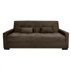 Sofa Cama Lavinia Matrix 3 Lugares Marrom