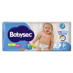 Fralda Babysec Ultrasec Galinha Pintadinha, P, 28 unidades