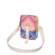 Bolsa Farm Fervo Arco Iris Colorido Azul