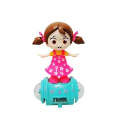 Boneca Revolv Carrinho Com Vestido + Som E Luz 5D A Pilha