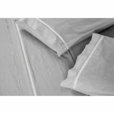 Jogo de Lençol King 400 Fios 3 Peças Ponto Palito Casa Dona