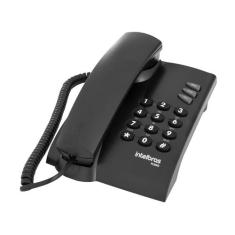 Telefone pleno preto intelbras, Preto