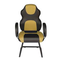 Cadeira Gamer Interlocutor Linha Gamer Racing Amarelo