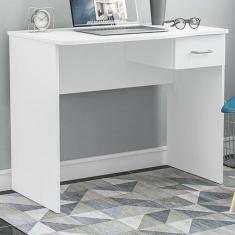 Mesa Escrivaninha Arapeí 1 Gaveta Branco - Politorno