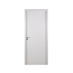 Kit Porta de Madeira Lisa 215x64cm com Batente de MDF Ultra 10cm Melamínico MGM Branco