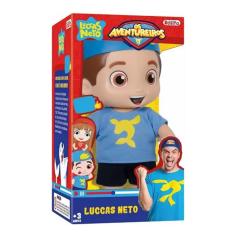 Boneco Luccas Neto Aventureiro Azul - 1240