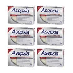 Sabonete Asepxia 80G Neutro - Kit Com 6Un