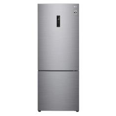 Refrigerador Inverse LG de 02 Portas Frost Free com 451 Litros Platinum Inox - GCB569NLL