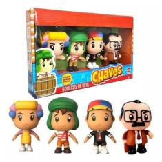 Bonecos De Vinil Quico Florinda Chaves Sr Barriga Kit Com 4 - Lider Br