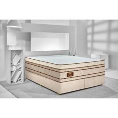 Cama Box Casal  Queen Size 158x198x79cm Class Gazin Colchões Megasul