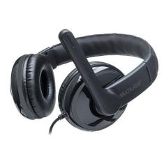 Headset pro P2 Preto e Cinza Multilaser PH316