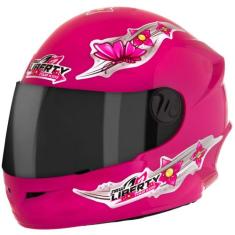 Capacete Moto Fechado Infantil Pro Tork Liberty Four Kids For Girls Vi
