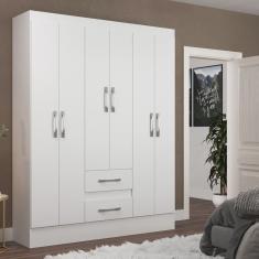 Guarda Roupas Solteiro 6 Portas 2 Gavetas Magistral